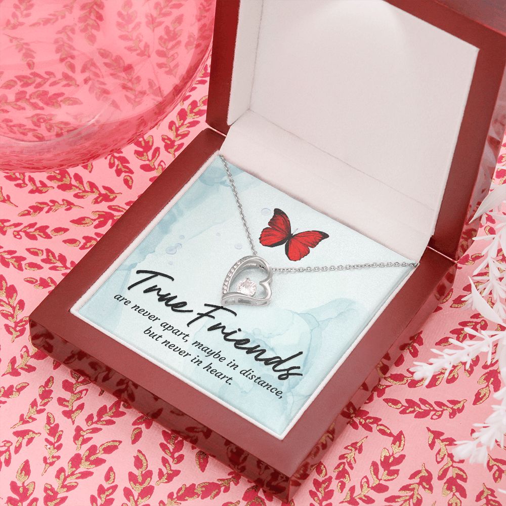 True Friends Forever Necklace w Message Card-Express Your Love Gifts
