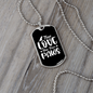True Love Has Four Paws White Necklace Stainless Steel or 18k Gold Dog Tag 24" Chain-Express Your Love Gifts