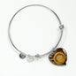 True Love Heart Bangle Stainless Steel or 18k Gold 18-22"-Express Your Love Gifts