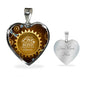 True Love Necklace Stainless Steel or 18k Gold Heart Pendant 18-22"-Express Your Love Gifts