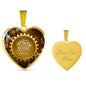 True Love Necklace Stainless Steel or 18k Gold Heart Pendant 18-22"-Express Your Love Gifts