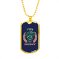 True Sheriff Necklace Stainless Steel or 18k Gold Dog Tag 24"-Express Your Love Gifts
