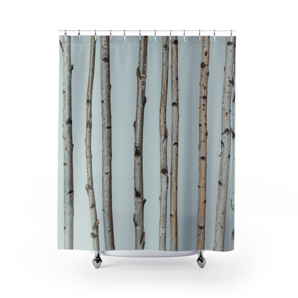 Trunks Aspen Trees Stylish Design 71" x 74" Elegant Waterproof Shower Curtain for a Spa-like Bathroom Paradise Exceptional Craftsmanship-Express Your Love Gifts