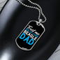 Trust Beagle Dad Necklace Stainless Steel or 18k Gold Dog Tag 24" Chain-Express Your Love Gifts