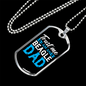Trust Beagle Dad Necklace Stainless Steel or 18k Gold Dog Tag 24" Chain-Express Your Love Gifts