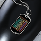 Trust Me Aquarius Zodiac Necklace Stainless Steel or 18k Gold Dog Tag 24" Chain-Express Your Love Gifts