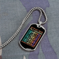 Trust Me Aquarius Zodiac Necklace Stainless Steel or 18k Gold Dog Tag 24" Chain-Express Your Love Gifts
