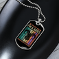 Trust Me Aries Zodiac Necklace Stainless Steel or 18k Gold Dog Tag 24" Chain-Express Your Love Gifts