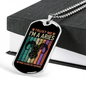 Trust Me Aries Zodiac Necklace Stainless Steel or 18k Gold Dog Tag 24" Chain-Express Your Love Gifts