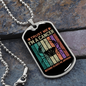 Trust Me Cancer Zodiac Necklace Stainless Steel or 18k Gold Dog Tag 24" Chain-Express Your Love Gifts
