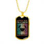 Trust Me Cancer Zodiac Necklace Stainless Steel or 18k Gold Dog Tag 24" Chain-Express Your Love Gifts