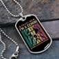 Trust Me Gemini Zodiac Necklace Stainless Steel or 18k Gold Dog Tag 24" Chain-Express Your Love Gifts