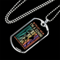 Trust Me Gemini Zodiac Necklace Stainless Steel or 18k Gold Dog Tag 24" Chain-Express Your Love Gifts