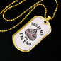 Trust Me I'm Pro Gambler Necklace Stainless Steel or 18k Gold Dog Tag 24" Chain-Express Your Love Gifts