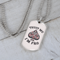 Trust Me I'm Pro Gambler Necklace Stainless Steel or 18k Gold Dog Tag 24" Chain-Express Your Love Gifts