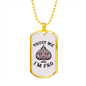 Trust Me I'm Pro Gambler Necklace Stainless Steel or 18k Gold Dog Tag 24" Chain-Express Your Love Gifts