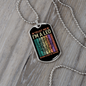 Trust Me Leo Zodiac Necklace Stainless Steel or 18k Gold Dog Tag 24" Chain-Express Your Love Gifts
