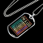 Trust Me Leo Zodiac Necklace Stainless Steel or 18k Gold Dog Tag 24" Chain-Express Your Love Gifts