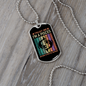 Trust Me Pisces Zodiac Necklace Stainless Steel or 18k Gold Dog Tag 24" Chain-Express Your Love Gifts