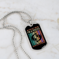 Trust Me Pisces Zodiac Necklace Stainless Steel or 18k Gold Dog Tag 24" Chain-Express Your Love Gifts