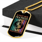 Trust Me Pisces Zodiac Necklace Stainless Steel or 18k Gold Dog Tag 24" Chain-Express Your Love Gifts
