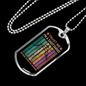 Trust Me Sagittarius Zodiac Necklace Stainless Steel or 18k Gold Dog Tag 24" Chain-Express Your Love Gifts