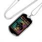 Trust Me Taurus Zodiac Necklace Stainless Steel or 18k Gold Dog Tag 24" Chain-Express Your Love Gifts