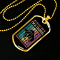 Trust Me Taurus Zodiac Necklace Stainless Steel or 18k Gold Dog Tag 24" Chain-Express Your Love Gifts