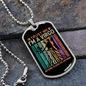Trust Me Virgo Zodiac Necklace Stainless Steel or 18k Gold Dog Tag 24" Chain-Express Your Love Gifts
