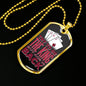 Try To Be King Dog Tag Stainless Steel or 18k Gold 24" Chain-Express Your Love Gifts