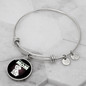 Tulear Cotton Mom Bracelet Stainless Steel or 18k Gold Circle Bangle-Express Your Love Gifts