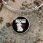 Tulear Cotton Mom Bracelet Stainless Steel or 18k Gold Circle Bangle-Express Your Love Gifts