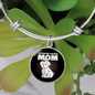 Tulear Cotton Mom Bracelet Stainless Steel or 18k Gold Circle Bangle-Express Your Love Gifts