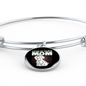Tulear Cotton Mom Bracelet Stainless Steel or 18k Gold Circle Bangle-Express Your Love Gifts