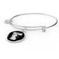 Tulear Cotton Mom Bracelet Stainless Steel or 18k Gold Circle Bangle-Express Your Love Gifts