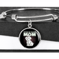 Tulear Cotton Mom Bracelet Stainless Steel or 18k Gold Circle Bangle-Express Your Love Gifts