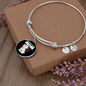 Tulear Cotton Mom Bracelet Stainless Steel or 18k Gold Circle Bangle-Express Your Love Gifts