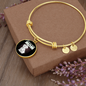 Tulear Cotton Mom Bracelet Stainless Steel or 18k Gold Circle Bangle-Express Your Love Gifts