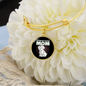 Tulear Cotton Mom Bracelet Stainless Steel or 18k Gold Circle Bangle-Express Your Love Gifts