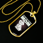 Tulear Cotton Mom Necklace Stainless Steel or 18k Gold Dog Tag 24" Chain-Express Your Love Gifts