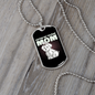 Tulear Cotton Mom Necklace Stainless Steel or 18k Gold Dog Tag 24" Chain-Express Your Love Gifts