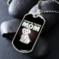 Tulear Cotton Mom Necklace Stainless Steel or 18k Gold Dog Tag 24" Chain-Express Your Love Gifts