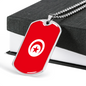 Tunisia Flag Necklace Stainless Steel or 18k Gold Dog Tag 24" Chain-Express Your Love Gifts