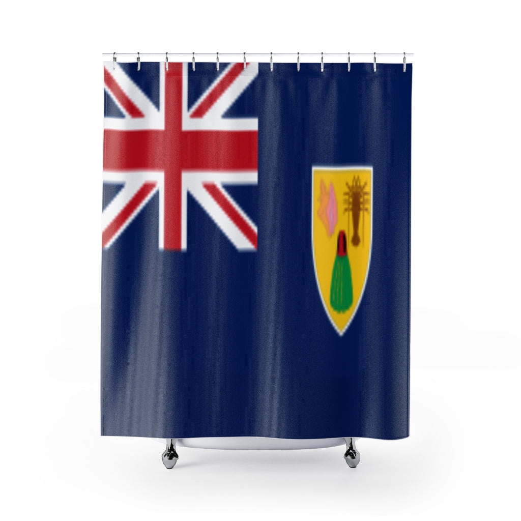 Turks And Caicos Stylish Design 71" x 74" Elegant Waterproof Shower Curtain for a Spa-like Bathroom Paradise Exceptional Craftsmanship-Express Your Love Gifts