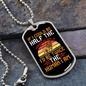 Twice Human Necklace Stainless Steel or 18k Gold Dog Tag 24" Chain-Express Your Love Gifts