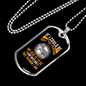 Twice Human Yellow Necklace Stainless Steel or 18k Gold Dog Tag 24" Chain-Express Your Love Gifts