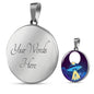 UFO Alien Fan Gift Alien Abduction Circle Necklace Stainless Steel or 18k Gold 18-22"-Express Your Love Gifts