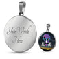 UFO Alien Fan Gift Alien Exist Circle Necklace Stainless Steel or 18k Gold 18-22"-Express Your Love Gifts