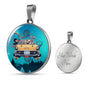 UFO Alien Fan Gift Alien Family Car Circle Necklace Stainless Steel or 18k Gold 18-22"-Express Your Love Gifts