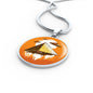 UFO Alien Fan Gift Alien Pyramid Circle Necklace Stainless Steel or 18k Gold 18-22"-Express Your Love Gifts